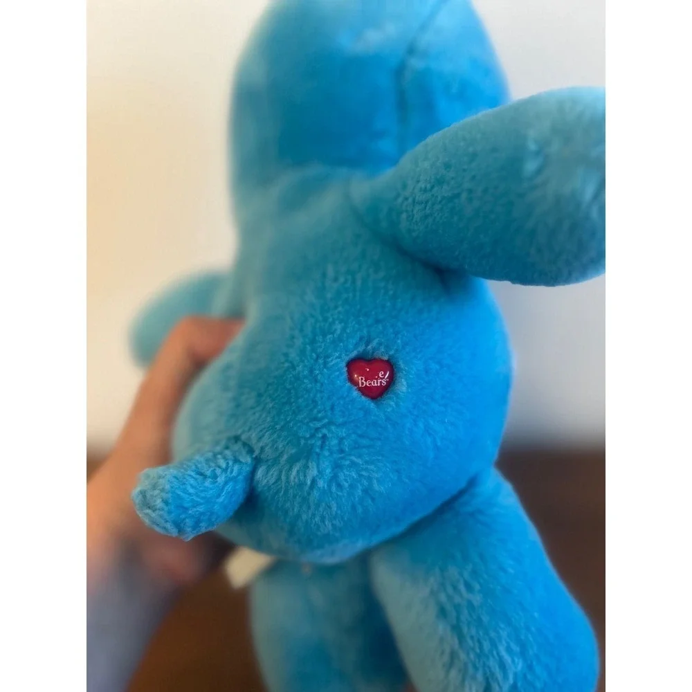 2003 Care Bears Champ Bear Blue Plush